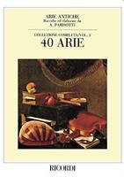 PARISOTTI A.-40 ARIE ANTICHE N 3 PIANO E CANTO