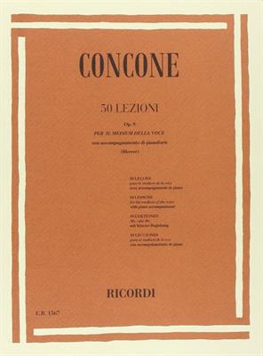 CONCONE G.-50 LEZIONI OP 9 PER IL MEDIUM DELLA VOCE