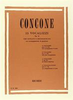 CONCONE G.-15 VOCALIZZI OP 12 PER SOPRANO/MEZZOSOPRANO