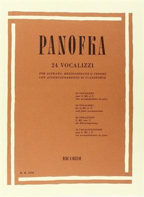 PANOFKA H.-24 VOCALIZZI PER SOPRANO/MEZZOSOPRANO/TENORE