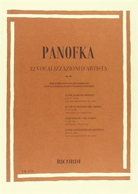 PANOFKA H.-12 VOCALIZZI D'ARTISTA OP 36 SOPRANO/MEZZO SOPRANO