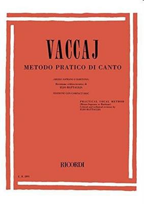 VACCAJ N.-METODO PRATICO DI CANTO MEZZO SOPRANO O BARITONO