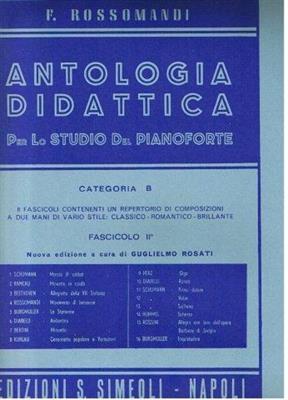 ROSSOMANDI F.-ANTOLOGIA PIANIS. CAT.B-FASC.2