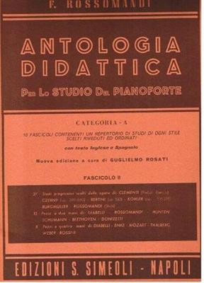 ROSSOMANDI F.-ANTOLOGIA PIANIS. CAT.A-FASC.2