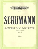 SCHUMANN R.-CONCERTO OP 14 IN FA MIN (edizioni PETERS)