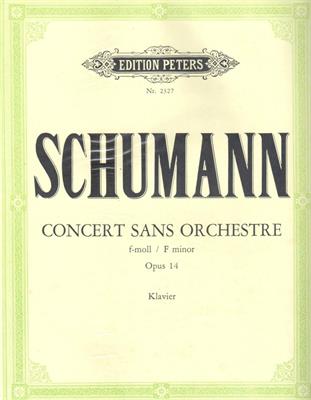 SCHUMANN R.-CONCERTO OP 14 IN FA MIN (edizioni PETERS)
