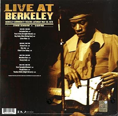 JIMI HENDRIX -LIVE AT BERKELY *2-LP*