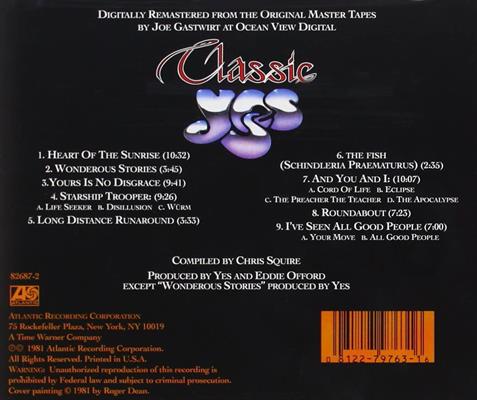 YES -CLASSIC YES *1981*