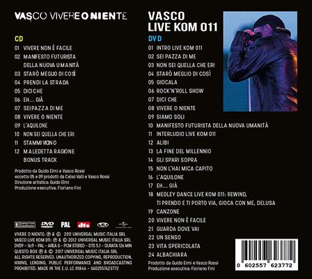 ROSSI VASCO -VIVERE O NIENTE *CD+DVD*