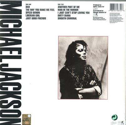 MICHAEL JACKSON -BAD *1987* *LP*