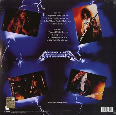 METALLICA -RIDE THE LIGHTNING (LP)