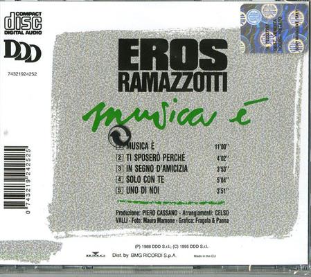RAMAZZOTTI EROS -MUSICA E' *1988*