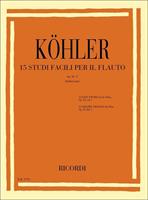 KOHLER E.-15 STUDI FACILI OP 33 VOL 1 PER FLAUTO TRAVERSO