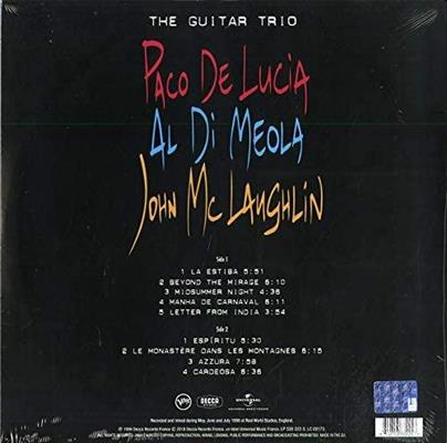 PACO DE LUCIA/AL DI MEOLA/JOHN MC MCLAUGHLIN -GUITAR TRIO *1996*