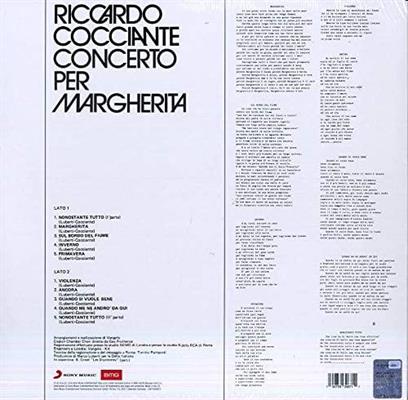 COCCIANTE RICCARDO -CONCERTO PER MARGHERITA *1976* *LP BLU*