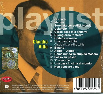 VILLA CLAUDIO -PLAYLIST *2016*