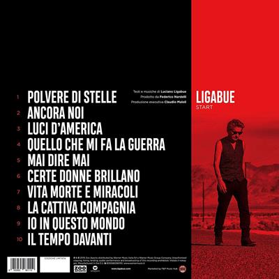 LIGABUE -START *BOX NUMERATO LP ROSSO+CD+LIBRO* *2019*