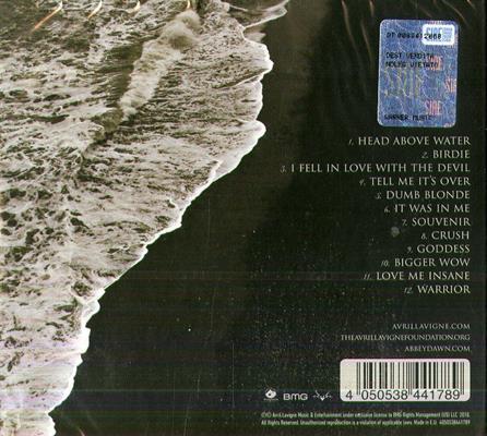AVRIL LAVIGNE -HEAD ABOVE WATER *2019*