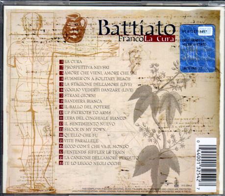 BATTIATO FRANCO -LA CURA *2000*