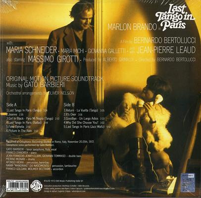GATO BARBIERI/OST -L'ULTIMO TANGO A PARIGI *1972* *LP*