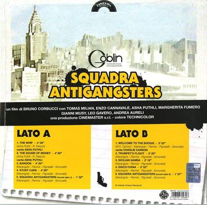 GOBLIN/OST -SQUADRA ANTIGANGSTER *VINILE LIMITATO BLU*