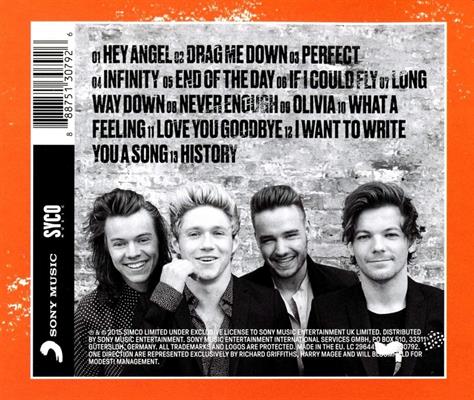 ONE DIRECTION -MADE IN A.M. *2015*