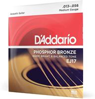 MUTA 0,13 X CHITARRA ACUSTICA *PHOSHOR BRONZE* D'ADDARIO EJ-17