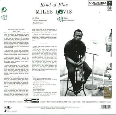 MILES DAVIS -KIND OF BLUE *VINILE LIMITATO BLUE*