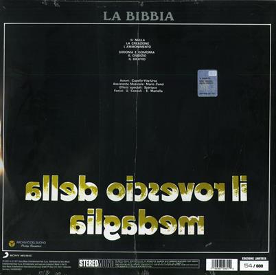 IL ROVESCIO DELLA MEDAGLIA -LA BIBBIA *180GR GIALLO E NUMERATO*