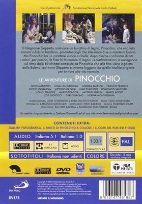 O.S.T.-LE AVVENTURE DI PINOCCHIO *2-DVD* *MANFREDI*