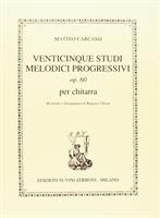 CARCASSI M.-25 STUDI OP 60 MELODICI PROGRESSIVI *REV.CHIESA*